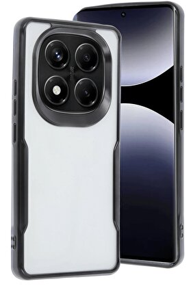 CepteToptan Xiaomi Redmi Note 14 Pro Plus Kılıf Boyi Silikon Kapak - Siyah - DROPX9132-3491
