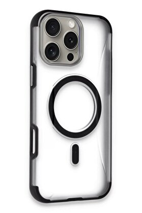 CepteToptan iPhone 16 Pro Hilton Magsafe Kapak - Siyah - DROPX4518-1852