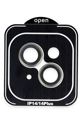 CepteToptan iPhone 14 PVD Metal Kamera Lens - Yeşil - DROPX6046-7051