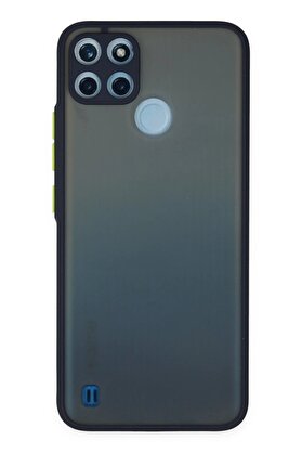 CepteToptan Realme C21Y Kılıf Montreal Silikon Kapak - Lacivert - DROPX3540-6035