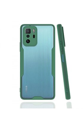 CepteToptan Xiaomi Poco X3 GT Kılıf Platin Silikon - Yeşil - DROPX6530-8135
