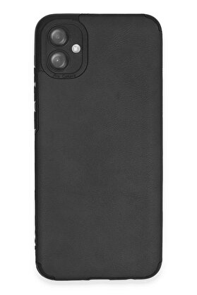 CepteToptan Samsung Galaxy A04E Kılıf Loop Deri Silikon - Siyah - DROPX1314-8020