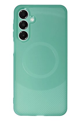 CepteToptan Samsung A16 5G Kılıf Maya Karbon Kapak - Koyu Yeşil - DROPX3348-3239