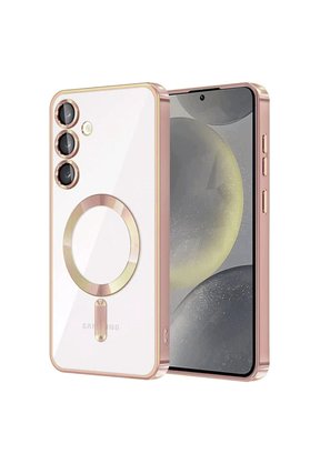 CepteToptan Samsung Galaxy S23 Plus Kılıf Kross Magneticsafe Kapak - Rose - DROPX7191-9282