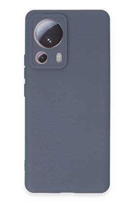 CepteToptan Xiaomi Mi 13 Lite Kılıf Nano içi Kadife Silikon - Gri - DROPX3003-2323