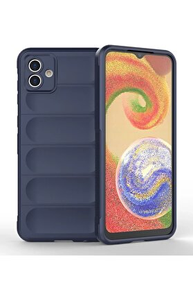 CepteToptan Samsung Galaxy A04 Kılıf Optimum Silikon - Lacivert - DROPX8154-7535