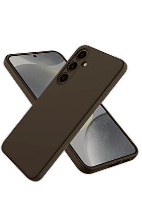 CepteToptan Samsung Galaxy A26 Kılıf First Silikon - Kahverengi - DROPX2579-4956