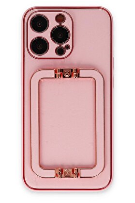 CepteToptan iPhone 13 Pro Max Kılıf Coco Elit Kapak - Pembe - DROPX1147-4405