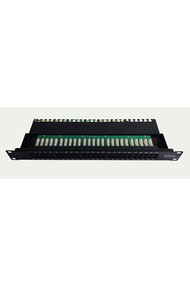 evimdeyokyok Beek 50 port CAT 3 ISDN Patch Panel, zırhsız, 8P4C, LSA, 1U, kabinete monte edilebilir<br> Bee