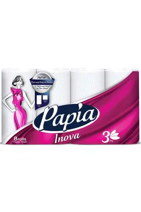 Papia kağıt Havlu 8 Li Pk Inova