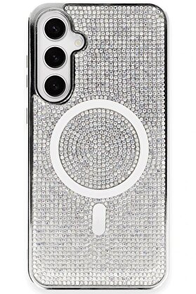 CepteToptan Samsung Galaxy S23 Kılıf Diamond Magsafe Kapak - Rainbow - DROPX1195-5533