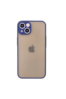 CepteToptan iPhone 13 Mini Kılıf Montreal Silikon Kapak - Lacivert - DROPX3945-3141