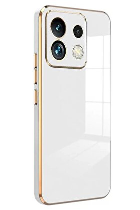CepteToptan Xiaomi Poco M6 Pro 4G Kılıf Volet Silikon - Beyaz - DROPX2621-5108