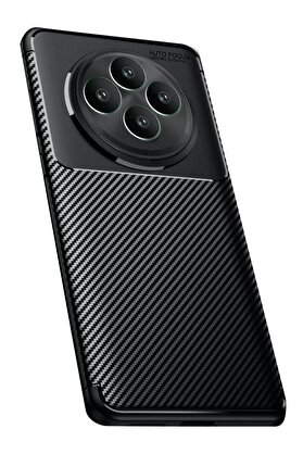 CepteToptan Oppo Reno 11 FS Kılıf Auto Focus Karbon Kapak - Siyah - DROPX3427-9185