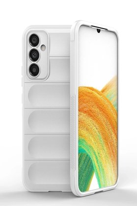 CepteToptan Samsung Galaxy A05S Kılıf Optimum Silikon - Krem - DROPX1735-7288