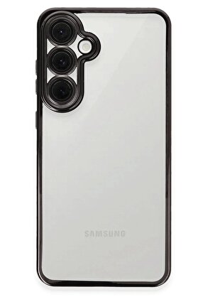 CepteToptan Samsung Galaxy S24 FE Kılıf Lensli Silikon - Siyah - DROPX5530-6674