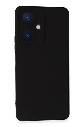 CepteToptan Vivo Y27 Kılıf Nano içi Kadife Silikon - Siyah - DROPX5656-8999