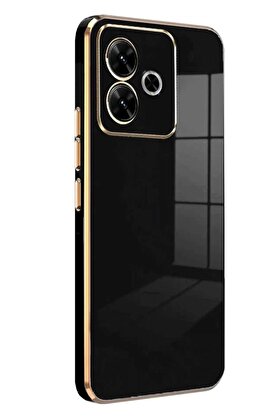 CepteToptan Xiaomi Redmi 13 4G Kılıf Volet Silikon - Siyah - DROPX4736-4687