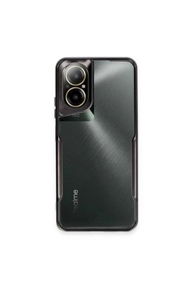 CepteToptan Realme 12 Lite Kılıf Boyi Silikon Kapak - Siyah - DROPX4688-9708