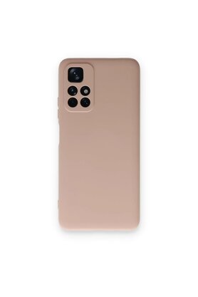 CepteToptan Xiaomi Redmi Note 11T Kılıf Nano içi Kadife Silikon - Pudra - DROPX4718-2224