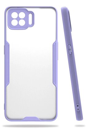 CepteToptan Oppo A73 Kılıf Platin Silikon - Lila - DROPX7318-9943