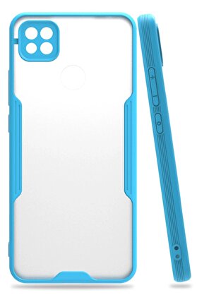CepteToptan Xiaomi Redmi 9C Kılıf Platin Silikon - Mavi - DROPX4270-5244