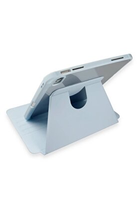 CepteToptan iPad 10.2 (7.nesil) Kılıf Starling 360 Kalemlikli Tablet Kılıf - Mavi - DROPX3669-7771