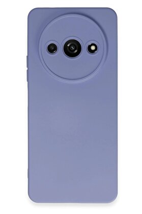 CepteToptan Xiaomi Redmi A3 4G Kılıf Nano içi Kadife Silikon - Lila - DROPX5265-9368