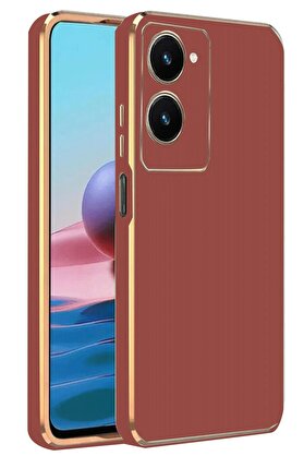 CepteToptan Vivo Y18 Kılıf Volet Silikon - Kırmızı - DROPX2815-1911