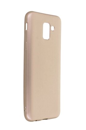 CepteToptan Samsung Galaxy J6 Kılıf First Silikon - Gold - DROPX2535-6185