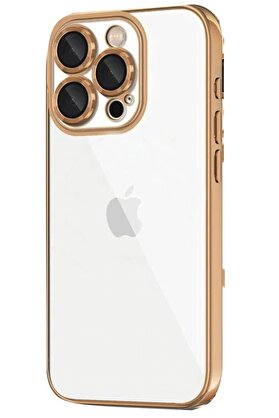 CepteToptan iPhone 16 Pro Max Kılıf Lensli Silikon - Desert - DROPX8770-9943