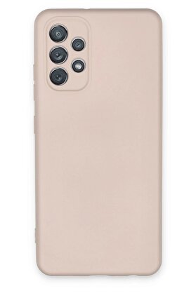 CepteToptan Samsung Galaxy A72 Kılıf Nano içi Kadife Silikon - Pudra - DROPX3990-8867