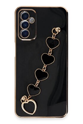 CepteToptan Samsung Galaxy A14 4G Kılıf Esila Silikon - Siyah - DROPX7675-2546