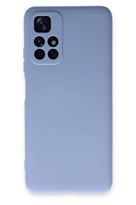 CepteToptan Xiaomi Redmi Note 11T Kılıf Nano içi Kadife Silikon - Lila - DROPX7910-8794