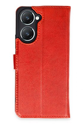 ykavm Newface Vivo Y18 Kılıf Trend S Plus Kapaklı Kılıf - Kırmızı