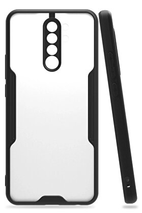 CepteToptan Xiaomi Redmi Note 8 Pro Kılıf Platin Silikon - Siyah - DROPX3978-8615
