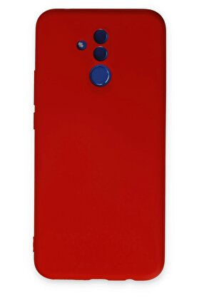 CepteToptan Huawei Mate 20 Lite Kılıf Nano içi Kadife Silikon - Kırmızı - DROPX6149-9098
