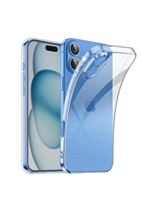 CepteToptan iPhone 16 Plus Kılıf Lüx Şeffaf Silikon - DROPX1639-2014