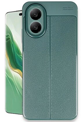 CepteToptan Oppo A38 Kılıf Auto Focus Kapak - Koyu Yeşil - DROPX2039-7606
