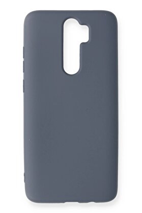CepteToptan Xiaomi Redmi Note 8 Pro Kılıf Nano içi Kadife Silikon - Gri - DROPX6520-6637