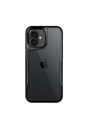 CepteToptan iPhone 16 Plus Kılıf Boyi Silikon Kapak - Siyah - DROPX1687-4679