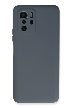 CepteToptan Xiaomi Poco X3 GT Kılıf Nano içi Kadife Silikon - Gri - DROPX5811-1963