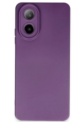 CepteToptan Oppo A38 Kılıf Nano içi Kadife Silikon - Mor - DROPX5009-3609