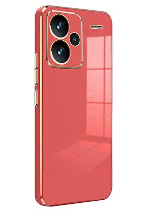 CepteToptan Xiaomi Redmi Note 13 Pro Plus Kılıf Volet Silikon - Kırmızı - DROPX1255-7182