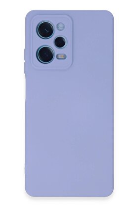 CepteToptan Xiaomi Redmi Note 12 Pro 5G Kılıf Nano içi Kadife Silikon - Lila - DROPX6572-7677