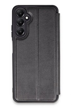 CepteToptan Samsung Galaxy A15 4G Kılıf Flip Cover - Siyah - DROPX2129-3027