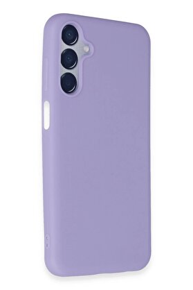 CepteToptan Samsung Galaxy M15 Kılıf First Silikon - Lila - DROPX8929-4699
