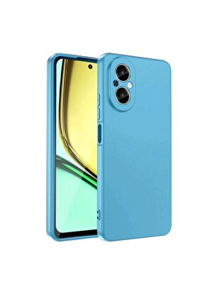 CepteToptan Realme 12 Lite Kılıf First Silikon - Mavi - DROPX7910-4637