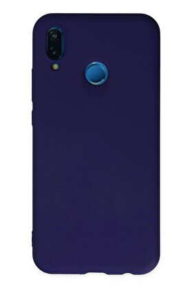 CepteToptan Huawei P20 Lite Kılıf Nano içi Kadife Silikon - Mor - DROPX6295-7632