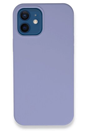 CepteToptan iPhone 12 Kılıf Lansman Legant Silikon - Lila - DROPX3965-8151